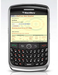 Terramet data on mobile device